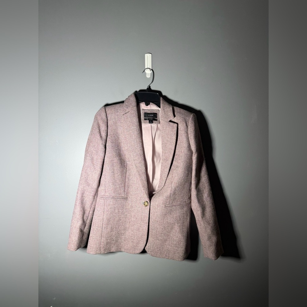 J.Crew Parke Blazer in English Birdseye Twill Wool Size 2 - Picture 2 of 6
